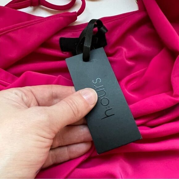 H:ours Darcy Dress in Pink Size X-Small NWT - Picture 3 of 7